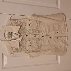 Roper cream button up shirt